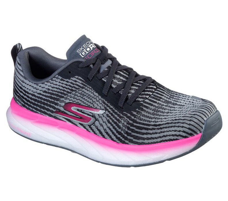 Skechers Gorun Forza 4 Hyper - Womens Running Shoes Black/Pink [AU-KH9726]